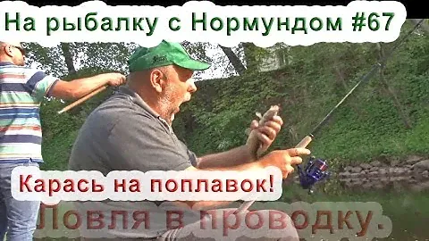 Карась на поплавок. Ловля в проводку. На рыбалку с Нормундом #67